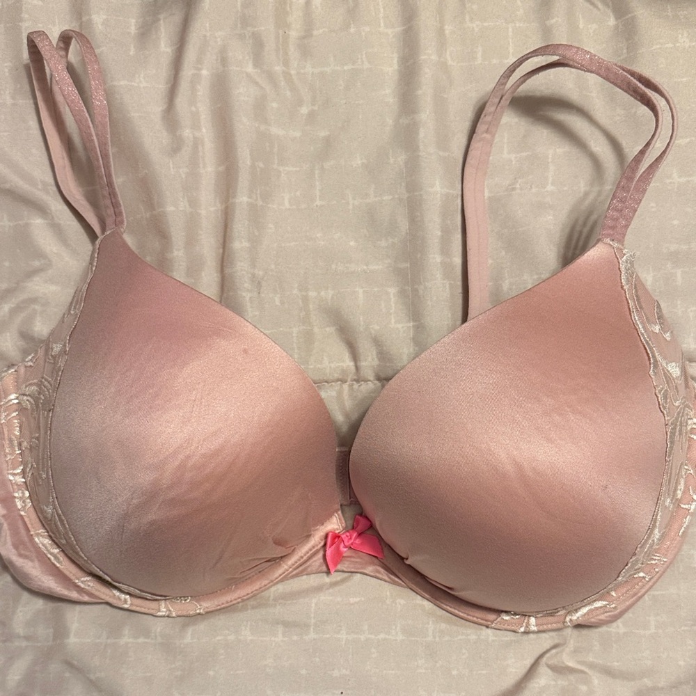 Victoria’s Secret Fabulous Plunge 38DD Pink Women's Bra